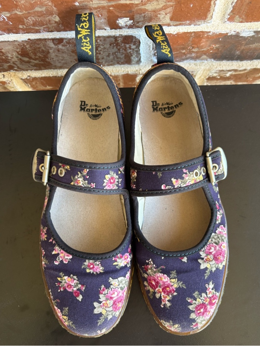 Dr.Martens Carnaby Victorian Floral Mary Janes Size 8 Rare Vintage